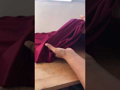 Como fazer costura francesa em tecidos finos e acetinados 