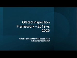 Ofsted EIF 2019 vs 2025