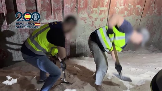 Spanish police seize record 10 tons of cocaine hidden in cargo of salt