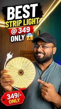 Best Strip Rope Light @ ₹349 Only 😱🔥#striplight #stripropelight #rgblight #shorts #viral #tech