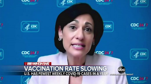 COVID-19 vaccine slowing spread and lowering case numbers in US