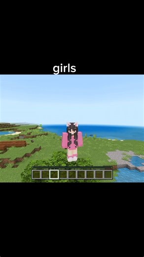 girls vs boys in Minecraft