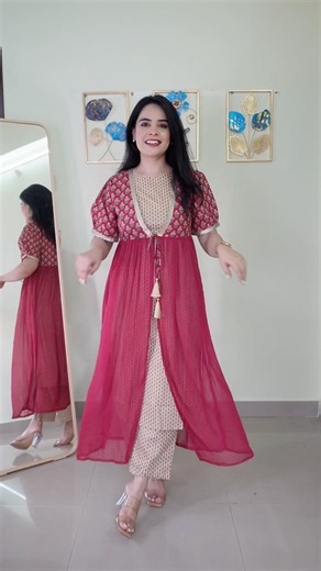 Myntra 3 pc. Co-ord sets #fypシ #youtubeshorts #myntra #coordset #shorts #myoutfit #3pcsuits