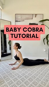 baby cobra tutorial 🐍 PLEASE watch this! so many yogis do this one wrong! #yogatips #yogatutorial #yogapose #yoga101 #yogabasics #yogaforbeginners #beginneryoga | Bad Yogi