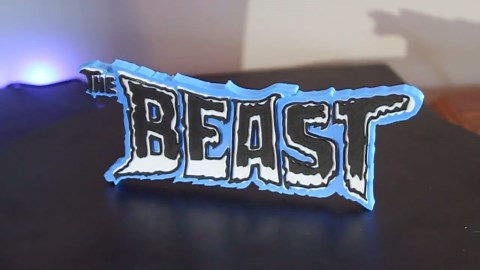 The Beast 3D printed Logo Sign Wall Desk Shelf Art
