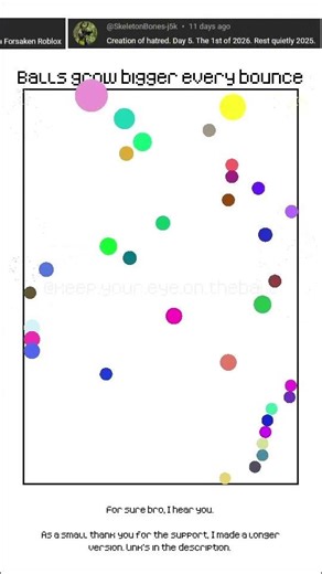 [FORSAKEN Music] CREATION OF HATRED - 1x1x1x1 vs Shedletsky Theme (Musical Ball Simulation)