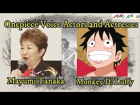 ONE PIECE Strawhat Pirates Crew Voice Actors and Characters / Luffy Voice Actor Japanese Dub Seiyuu