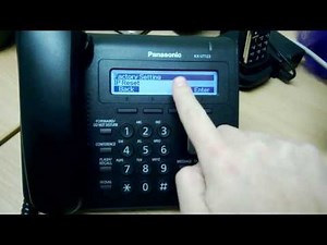 Panasonic KXUT-Series Resetting