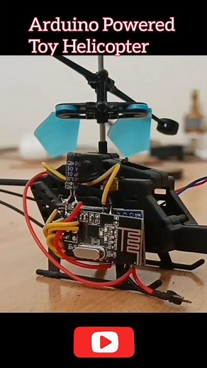 Upgrade Toy Helicopter With Arduino Reciver #Shorts #viral #arduino #done