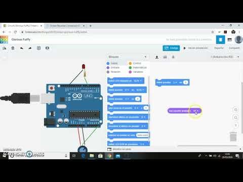 TINKERCAD PARA ARDUINO 6 POTENCIÓMETRO Y LED EN ANALÓGICO