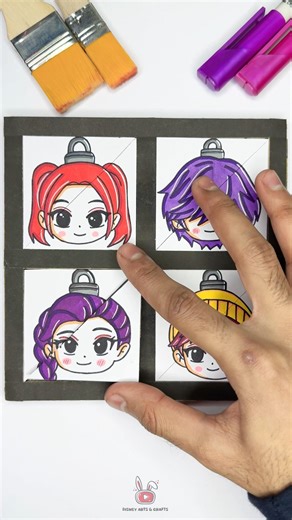 Kpop Saja Boys and Demon Hunters Puzzle Challenge 🫣❤️‍🔥 #art #drawing #trending