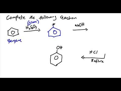 Preparation of phenol from benzene (Dow process)