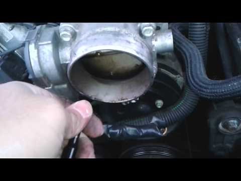 Throttle Body cleaning in a Cadillac SRX
