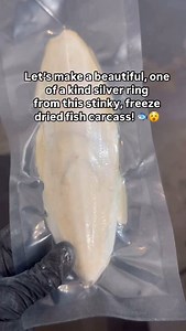 42K views · 75 reactions | Casting jewelry with a dead fish carcass that smells like a fish turd on fire. Doesn’t this sound good to you? Well, the results are worth it :) casting with cuttlefish bone has been used for centuries, results in totally unique patterns, and one of a kind, beautiful jewelry. Check it out. | Sage Silver Jewelry | Facebook