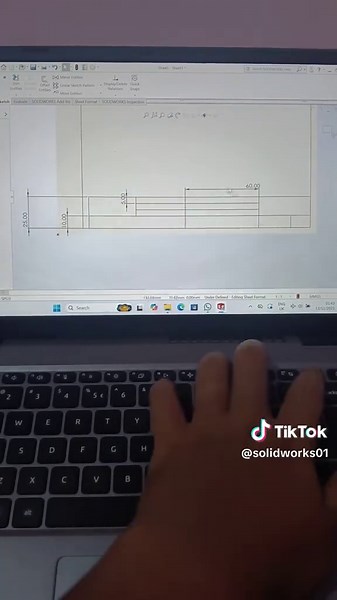 Belajar Buat Etiket A4 Manual dengan SolidWorks