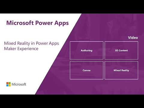 Introducing Mixed Reality in Power Apps