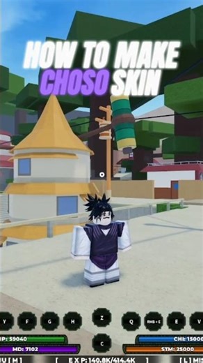 How to make choso from jujutsu kaisen in Shindo Life 🍥⚔️ • #roblox #naruto #choso