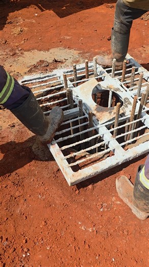 FOS Engineering Solutions on Instagram: "Setting Concrete Chute into Rebar Cage of Test Pile Pile foundations are typically used when 1. Surface soil is too weak to support the structure. 2. Loads are very high, so need to be transfer to the hard strata. 3. The site has poor drainage or chances of waterlogging is too high 4. There is need to resist uplift or lateral forces as in bridges. Captured in the footage is an active job site in Zimmerman🇰🇪 #PileFoundations #UsidanganyweNaFundi #AskFOS"