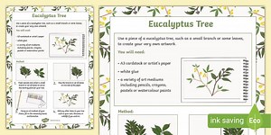 Eucalyptus Tree Art Activity