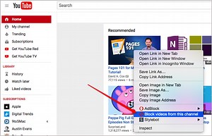 How to block youtube on microsoft edge