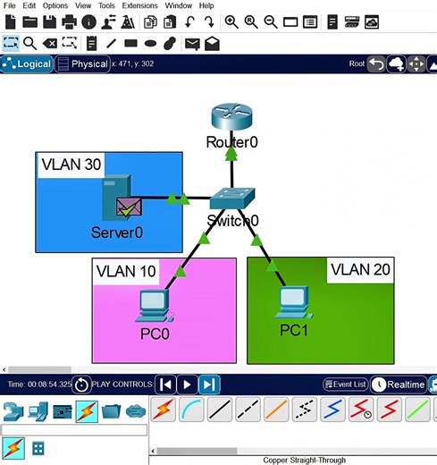 Router-on-a-Stick VLAN Tutorial: 3 VLANs, 1 Router (Step-by-Step)