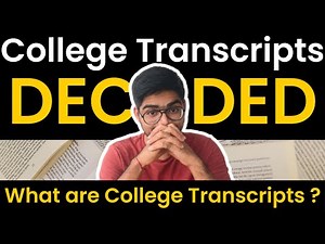 What is a Transcript? 😱 Why are they important? Transcript Explained in Simple Words | Pratik Joshi