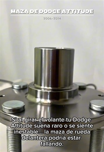 🔧✨ Maza Delantera Dodge Attitude 2006 a 2014 ✨🔧 ¿Tu carro hace ruido al rodar o sientes vibración en la llanta? 👀 Puede ser momento de cambiar la maza delantera. ✅ Compatible con Dodge Attitude 2006 al 2014 ✅ Ajuste perfecto ✅ Excelente calidad y durabilidad ✅ Lista para instalar Evita desgaste irregular en las llantas y maneja con mayor seguridad 🚘💨 Dale a tu Attitude el rendimiento que se merece 💪 📦 Envíos rápidos 💬 Pregunta sin compromiso #DodgeAttitude #MazaDelantera #Refacciones #Au