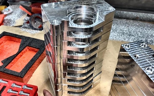 [Beaned] 铣削6082 T6铝发动机安装在DIY PRINTNC CNC上