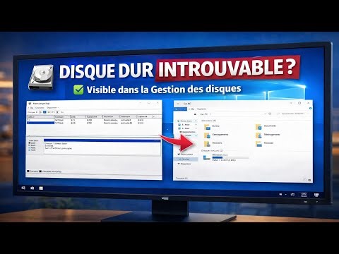 😱 Disque dur apparaît dans la Gestion des disques mais pas dans Ce PC !