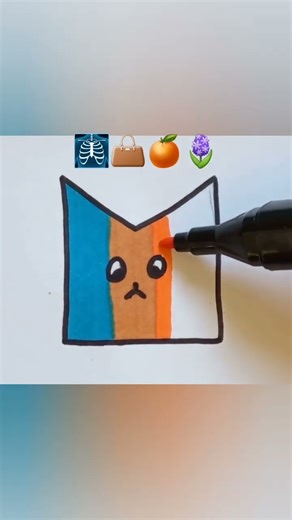 colouring video # easy colouring # simple colouring # emojis # art ideas