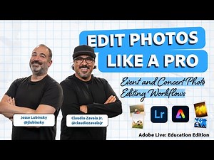 Edit Concert & Event Photos Like a Pro with Lightroom, Adobe Express and more
