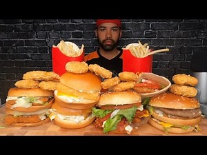 (ASMR) MCDONALD'S MUKBANG