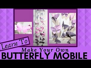 HOW TO MAKE AN ORIGAMI BUTTERFLY MOBILE, HOW TO MAKE AN ORIGAMI BUTTERFLY FROM PAPER