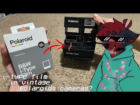 How to use i-Type film in a vintage polaroid camera (600 and SX-70)
