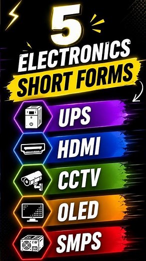Unlocking the World of Electronics: 5 Must-Know Full Forms & Essential Abbreviations!