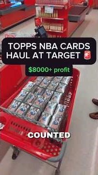Topps NBA basketball cards release at target 🎯🚨