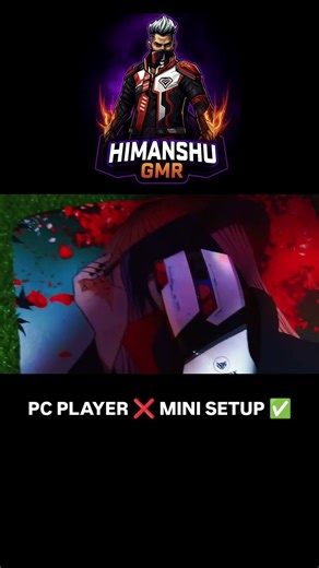 PC PLAYER ❌ MINI SETUP ✅ #freefire #vairalvideo #trending #shorts #shortvideo #freefireclips