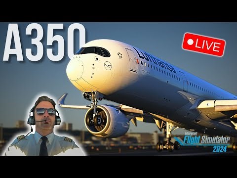 Du hast den A350 noch nie so real gesehen – LIVE mit echtem Airline Kapitän MSFS 2024