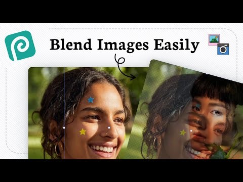How to blend images in Photopea (Smooth Mix Effect)