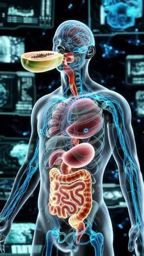 "3D Human Digestive System | Amazing Body #BodyScience #3DModel #ScienceAnimation #InsideTheBody