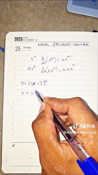 calculus #AdvMaths #chainrulederivative #Calculus #Tutorialvideo #foryoupage #pngtiktok🇵🇬