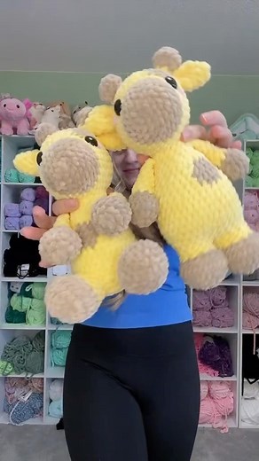13K views · 783 reactions | Giraffes❤️ . -Giraffe pattern available on my Etsy, you will receive a standing and sitting version of the giraffe in the pattern!!❤️漣 -Yarn parfait chunky . . #crochet #crocheted #crochetinspo #crochetinspirations #crochetinspiration #amigurumi #crochetamigurumi #giraffe #crochetgiraffe #amigurumigiraffe #crochetgrove | Crochet Grove | Facebook