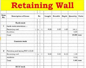 RETAINING WALL ESTIMATE |RETAINING WALL ESTIMATOR