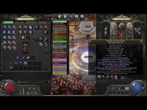 Temple & Map Farming Chaos Fireball Blood Mage -Path of Exiles 2
