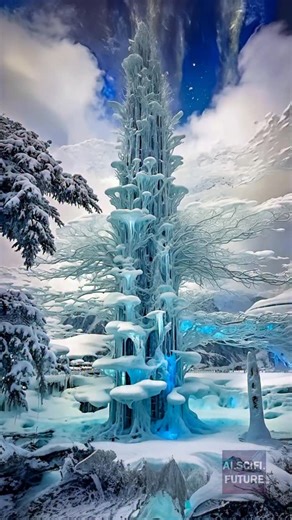 Shiverfield #alienplanet #alienlandscape #alienlife #alienbeauty #scifiarchitecture #organicarchitecture #scifiworld | ai.scifi.future