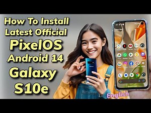 Install Official PixelOS Android 14 ON Galaxy S10e -English-