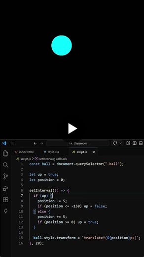 #coding #programming #frontend #html #css #javascript #ball #animation #developer | Abhishek Tomer
