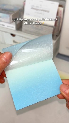 288K views · 743 reactions | Semi-transparent glitter notes with smooth colors — great for marking pages, journaling, or adding bright highlights to books.  Find it at https://temu.to/m/pdir32e3734 or with this code fft8933. #temu #stationery | Temu | Facebook