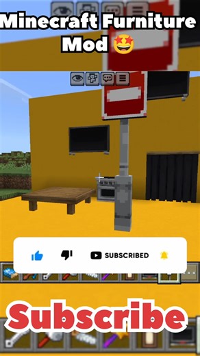 Minecraft Furniture Mod Apk #tecnoblade #memes #trending #ytshorts #shorts #gaming #gamerfleet