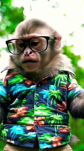 Monkey Jungle Vlog with GoPro 🎥 #shorts #shortsfeed #viral